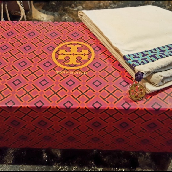 Red Tory Burch new in box Chelsea ballet flats 9.5 - Picture 4 of 6